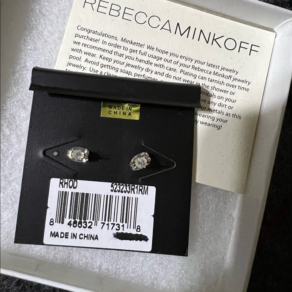 New Rebecca Minkoff ear climber earrings silver - Picture 3 of 4